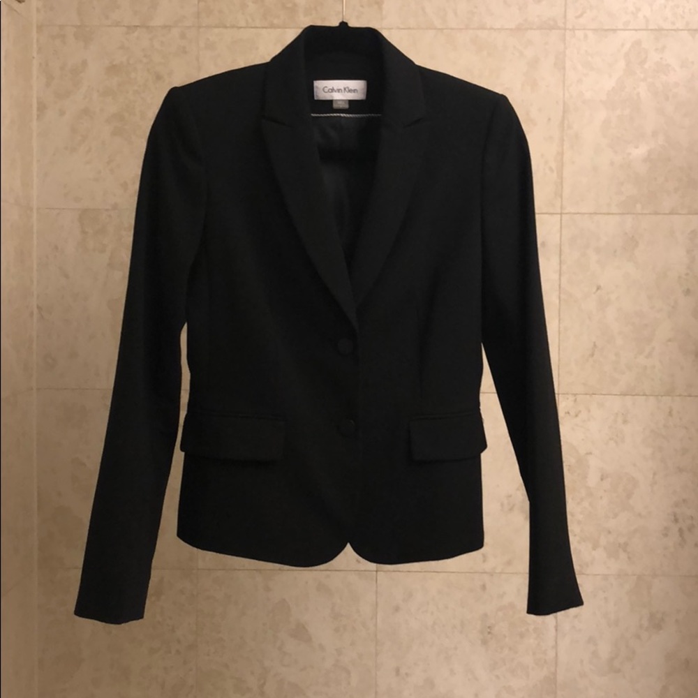 Calvin Klein black pants suit